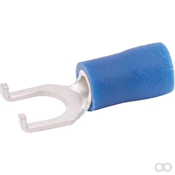 Kramp - LA9280KR - Gabelschuh, Blau, 1,5-2,5mm² (100x)