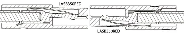 Kramp - LASB350RED - Stecker 350A Rot