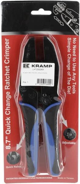Kramp - LAT2000KR - 9" Crimpzange aus Kohlenstoffstahl, ohne Crimpmatrizen