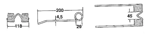 Kramp - MA74528N - Federzinken Der Pickup-Einheit IHC