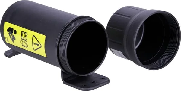 Kramp - MB115020 - Dokumentenhalter Diameter 109x312mm, Schwarz Kunststoff