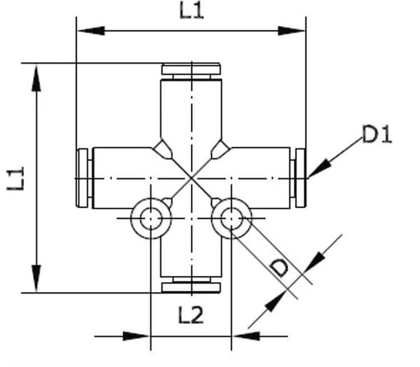 Kramp - MCC6P - Steckfitting