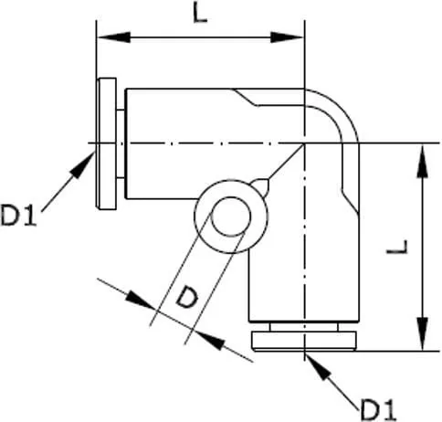 Kramp - MEC4P - Steckfitting