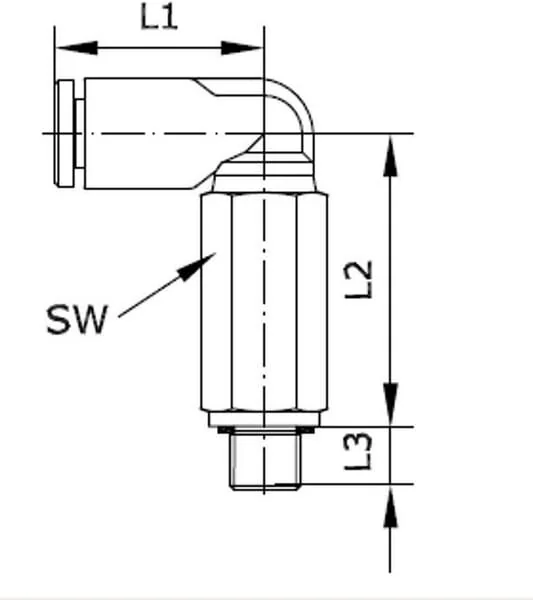 Kramp - MEC6M5P - Steckanschluss