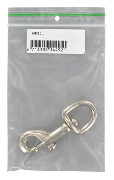 Kramp - MK20L - Karabiner Mit Ring Verzinkt 3/4