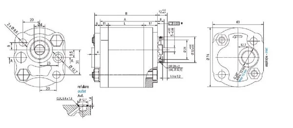 Kramp - MPP37D - MPP Pumpe 3,7 cc D Gr.1