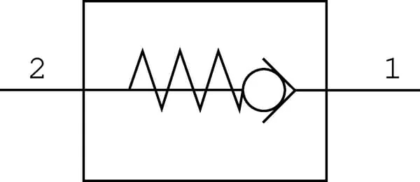 Kramp - MPPCV - Rueckschlagventil (0,5bar)