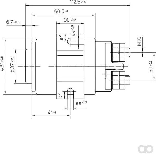 Kramp - MPPDCMR12VHD - DC-Motor-Relais - 12V - 300A