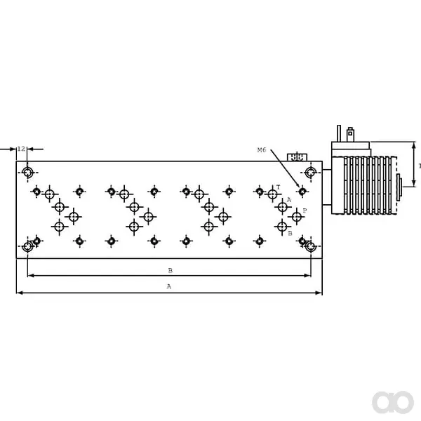 Kramp - MR54GZ - 05 Unterseitenplatte Bodenanschluss 1/2"