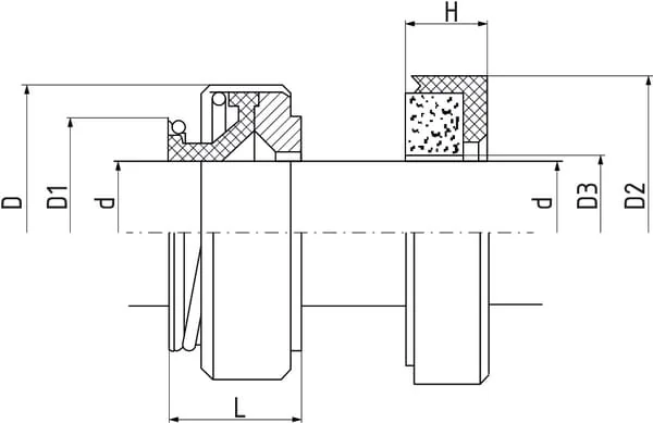 Kramp - MS10033473 - Wasserpumpendichtung Gegenring