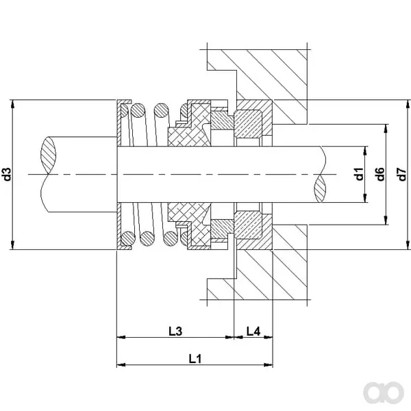 Kramp - MS114030KR - Gleitringdichtung