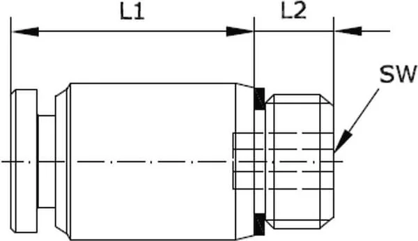 Kramp - MSC6M7B - Steckfitting