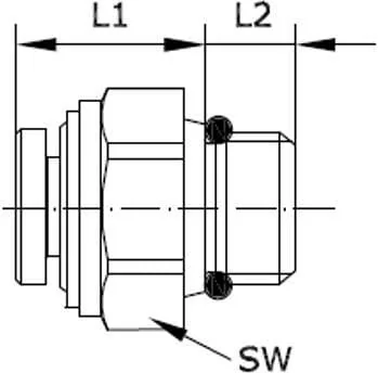 Kramp - MSCS4M3P - Steckfitting