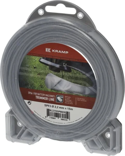 Kramp - NL2215SP66KR - Nylon-Schneidfaden Für Trimmer SP66 Diameter 2,2x15 m Kramp
