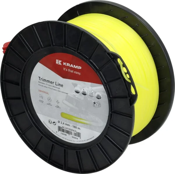 Kramp - NL24180RKR - Trimmerline Diameter 2.4mm 180m Rund Gelb