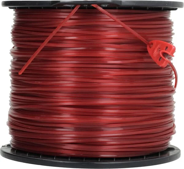 Kramp - NL24343SKR - Schneidfaden Für Trimmer Diameter 2,4 mm 343 m Mit Quadratischem Profil, Rot, Kramp