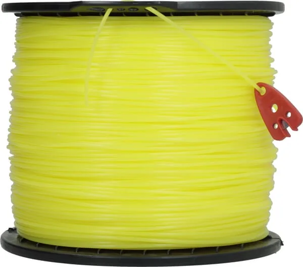 Kramp - NL24439RKR - Schneidfaden Für Trimmer Diameter 2,4 mm 439 m Mit Rundem Profil, Gelb, Kramp