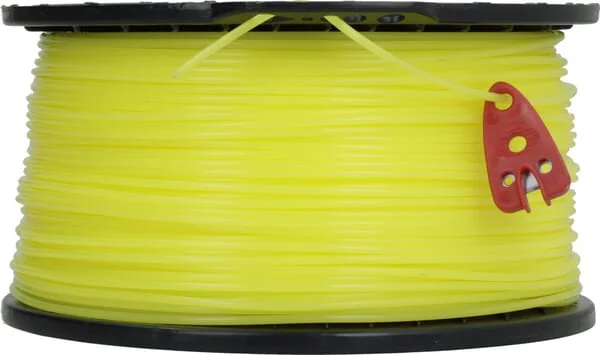 Kramp - NL27210RKR - Reißfester Trimmerfaden Diameter 2,65 mm 210 m Mit Rundem Profil, Gelb, Kramp