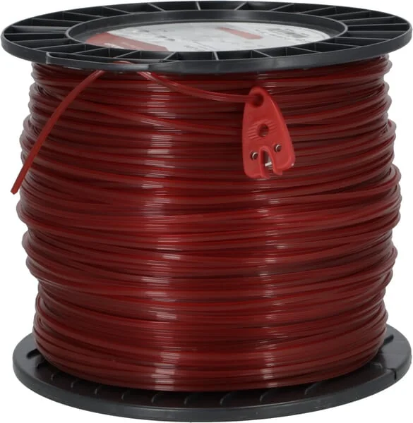 Kramp - NL27281SKR - Trimmerfaden Diameter 2,65 mm 281 m Quadratisch Rot Kramp