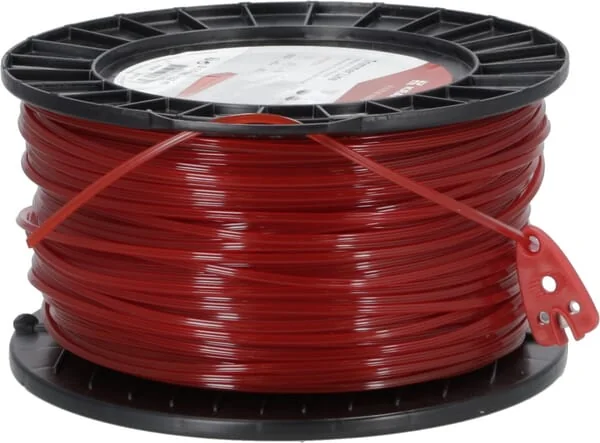 Kramp - NL30132SKR - Schneidfaden Für Trimmer Diameter 3 mm 132 m Quadratisch Rot Kramp