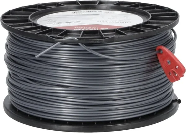 Kramp - NL30164TRKR - Schneidfaden Für Trimmer Diameter 3 mm 164 m Mit Rundem Profil, Titanium Power, Grau, Kramp