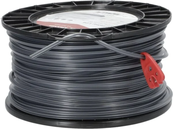 Kramp - NL4072TSKR - Trimmer-Schnur Diameter 4 mm 72 m Quadratisch Titanium Power Grau Kramp