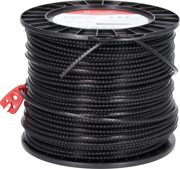 Kramp - NL45100NKR - Trimmer-Schnur Diameter 4,5 mm 100 m Quadratisch Nylsaw Schwarz Kramp