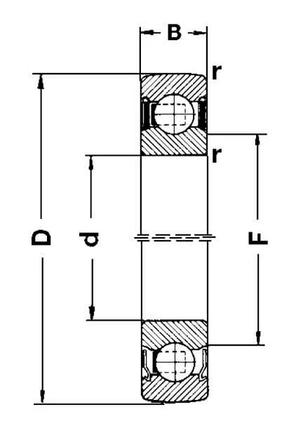 Kramp - NWB01563 - Rillenkugellager
