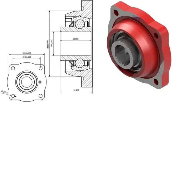 Kramp - NWB20789 - Kuhn Packer Rollenlager