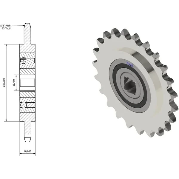 Kramp - NWB20996 - Zahnrad Mit Freilauf