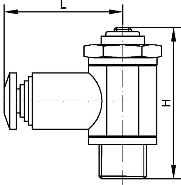 Kramp - PFCC18O6 - Geschwindigkeitsregelventil