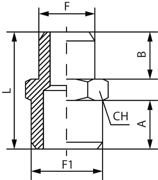 Kramp - PN1234T - Rohrnippel