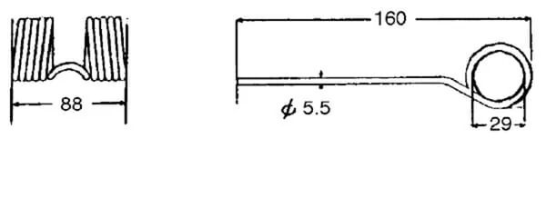 Kramp - PT0801 - Hesston Aufnehmereinheit Federfinger