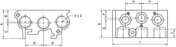 Kramp - PVEP18 - Endplatte 1/8"