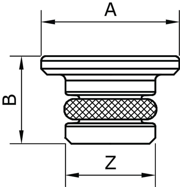 Kramp - PVP14 - Verschlusskappe 1/4"