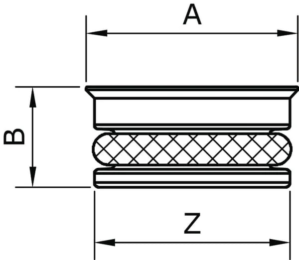 Kramp - PVPBP14 - Verteilerblock-Verschlusskappe 1/4"