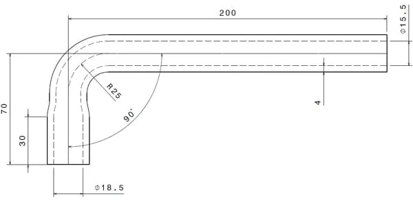 Kramp - R114099N - Oelkuehlerschlauch