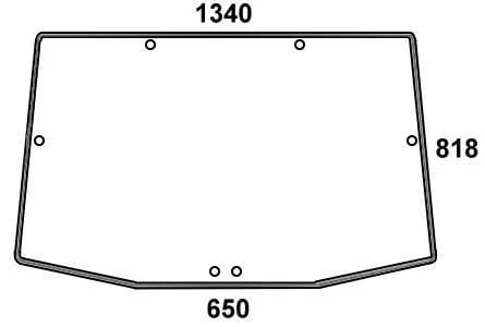Kramp - R131208N - Hinteres Fenster