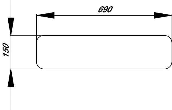 Kramp - R198147N - Unteres Hinteres Fenster