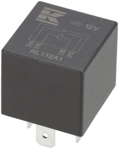 Kramp - RL112A1 - Mini-Relais 12V, Schliesser, 40A, Ohne Halter
