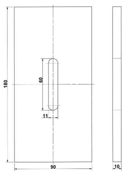 Kramp - RLQ282KR - Striegel Plastisch, 180x90x10 mm Kramp