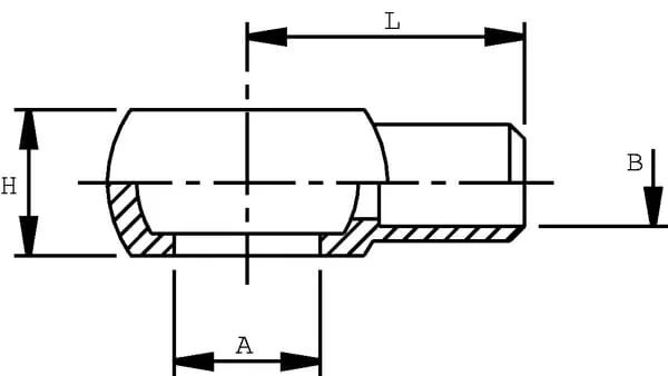 Kramp - SBM85 - Loetnippel M5-8 mm