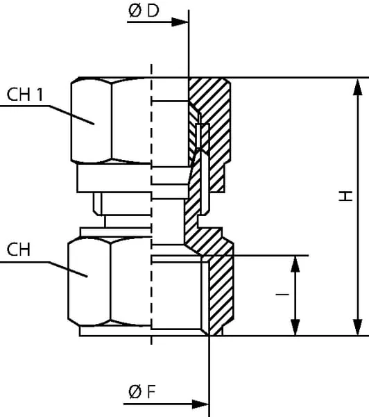 Kramp - SCFCR838 - Gerader Klemmringkuppler