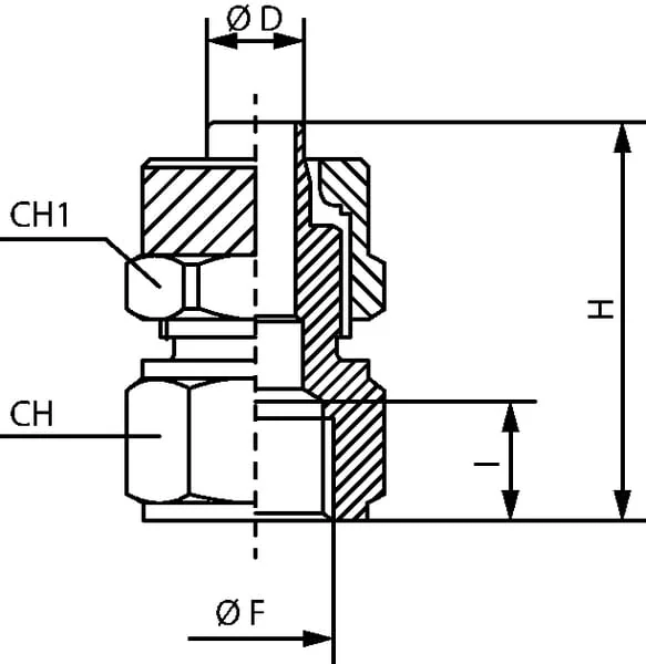 Kramp - SCFPO838 - Gerader Steckkuppler