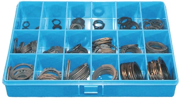 Kramp - SE4713 - Box mit Sortiment an äußeren Sicherungsringen