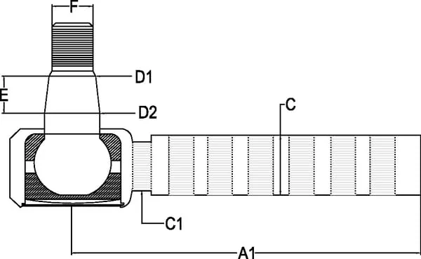 Kramp - SHP051KR - Spurstange Komplett