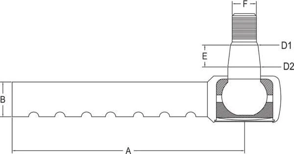 Kramp - SHP109KR - Spurstange