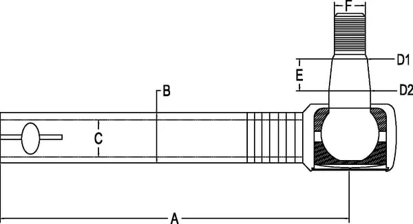 Kramp - SHP121KR - Spurstangenkopf
