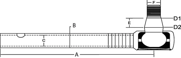 Kramp - SHP142KR - Lenkstange CNH