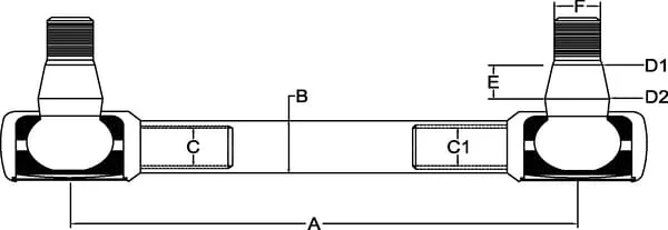 Kramp - SHP354KR - Spurstange Kpl.